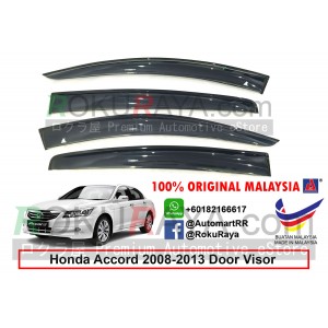 Honda Accord (8th Gen) 2008-2013 AG Door Visor Air Press Wind Deflector (Big 12cm Width)